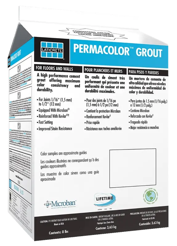 Laticrete - Permacolor Grout #09 Frosty 8 lb