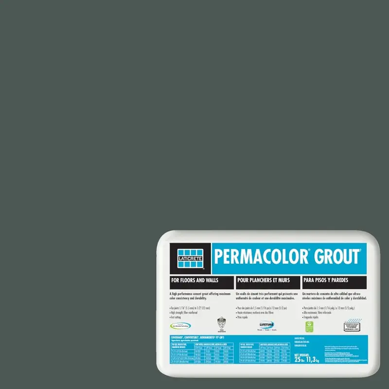 Laticrete - Permacolor Grout #45 Raven 25 lb