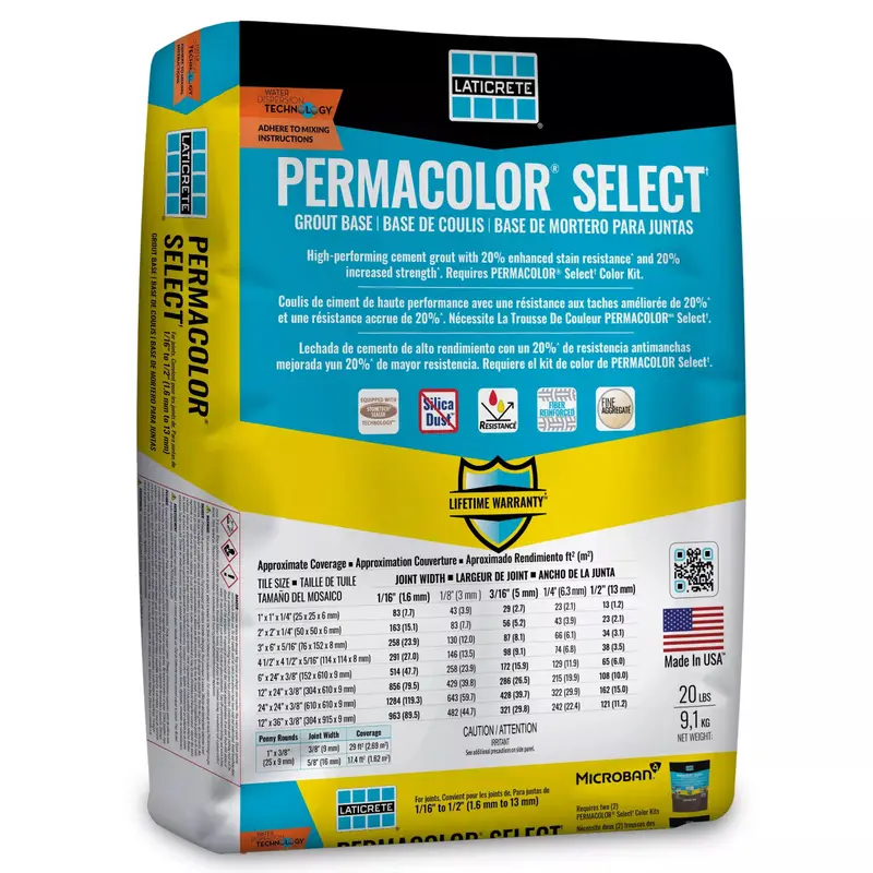 Laticrete - Permacolor Select Tile Grout Base 20 lb