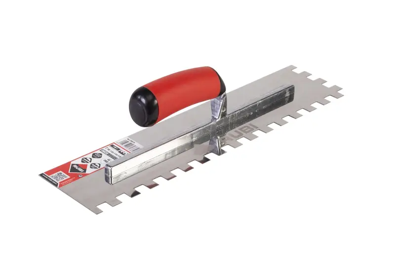 Rubi - Square Notched Trowel Inox Eco 1/2" x 1/2" x 1/2"