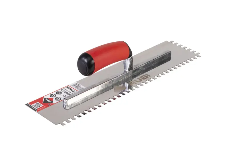 Rubi - Square Notched Trowel Inox Eco 1/4" x 3/8" x 1/4"