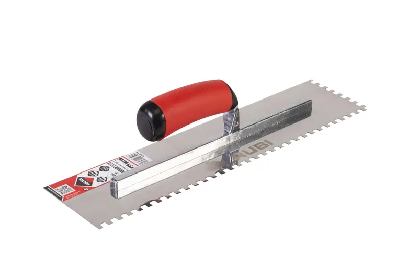 Rubi - Square Notched Trowel Inox Eco 1/4" x 1/4" x 1/4"