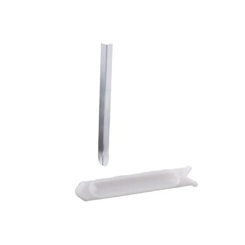 Crain - Outside Metal Corner Guard Tim Line Silver for Vinyl (Pack of 25)