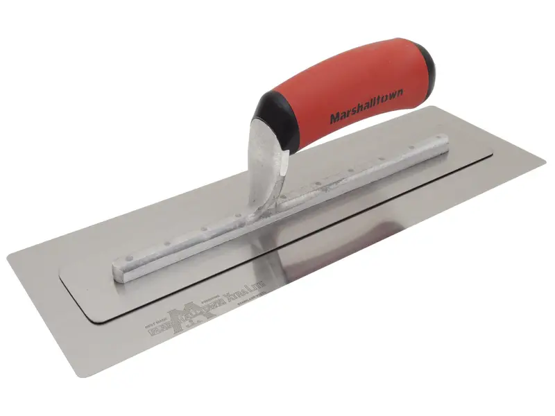 Marshalltown - Finishing Trowel PermaFlex Stainless Steel 4-3/8" x 18" with DuraSoft Handle
