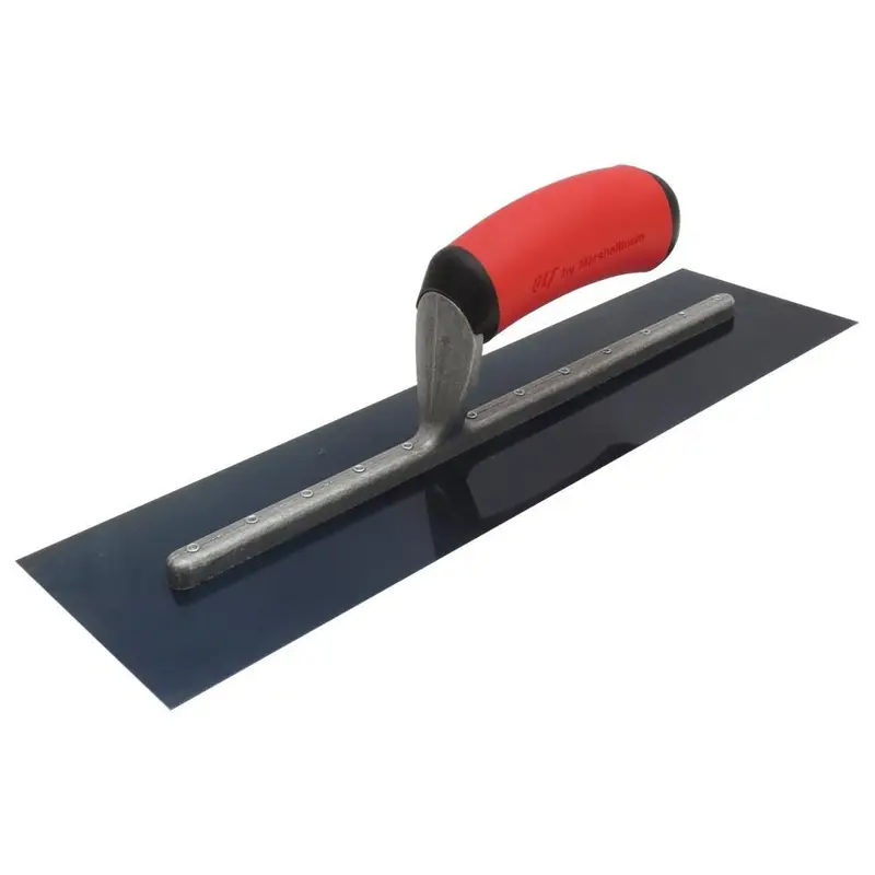 Marshalltown - Finishing Trowel QLT Polished Tempered Blue Steel 5" x 24" with Soft Grip Handle