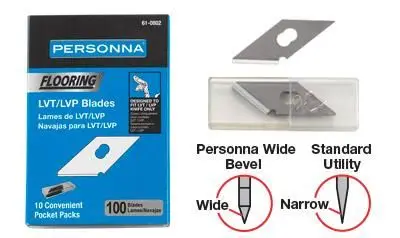 Crain - LVP/LVT Knife Blade Personna (Pack of 100)