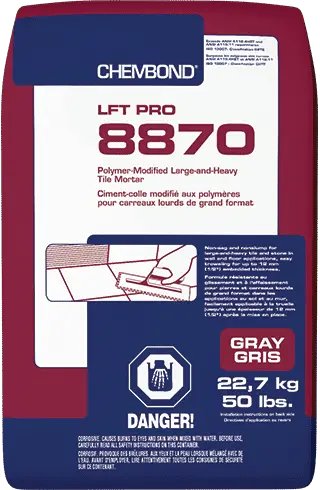 Chembond - Tile Mortar LFT Pro 8870 Grey 22.7 kg