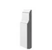 Grandeur Flooring Baseboard Two Steps MDF - 1/2" (12.5 mm) x 7-1/4" x 12'