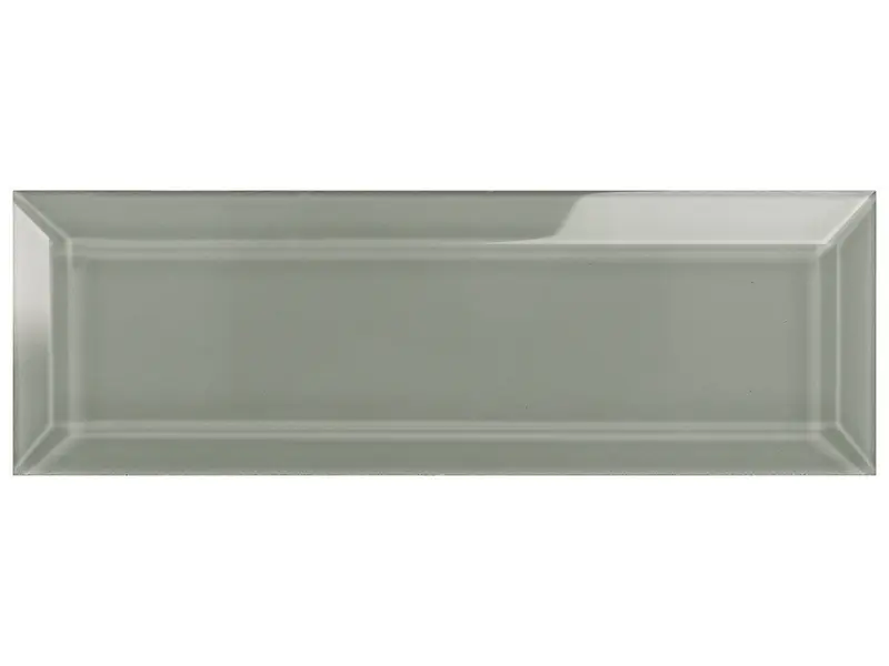 Anatolia - Glass Wall Tile Element Smoke Beveled 3" x 9"