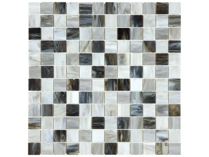 Anatolia - Stained Glass Mosaic Baroque Alabastro 1" x 1"
