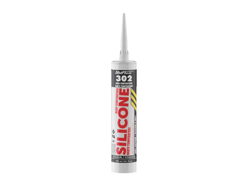 Nuco - Silicone Sealant NuFlex 302 Black 300 ml (Pack 0f 12)