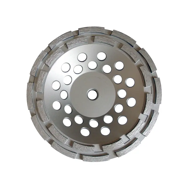 Übertile - Wet/Dry Diamond Segmented Double Row Cup Wheel Uberblade 7" for Concrete and Brick