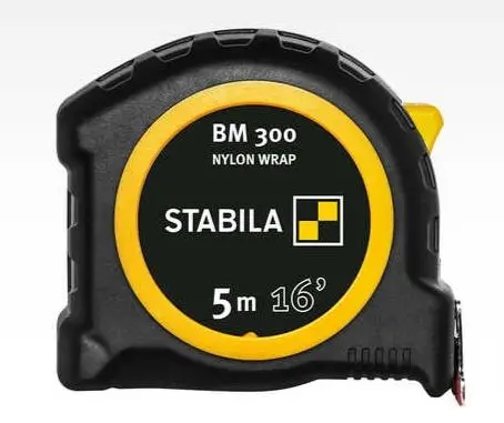 Stabila - Pocket measuring tape BM 300 5 m/16'