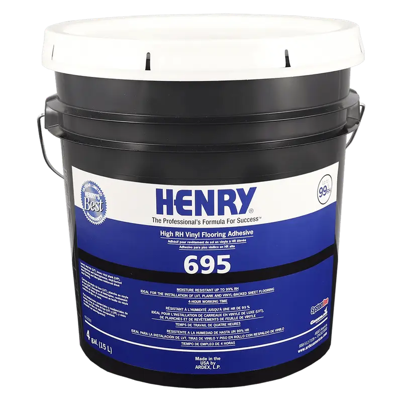 Henry - 695 High RH Vinyl Flooring Adhesive - 15.14 L