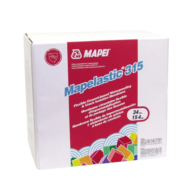 Mapei - Mapelastic 315 Cement-Based Crack Isolation & Waterproofing Membrane Kit 34 lb