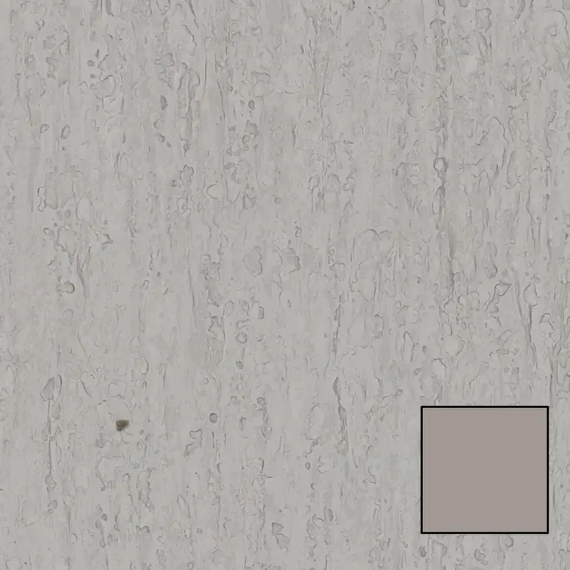 Homogeneous Vinyl Roll iQ Optima #203 Infused Ash 6' 6" - 2 mm (Sold in Sqyd)
