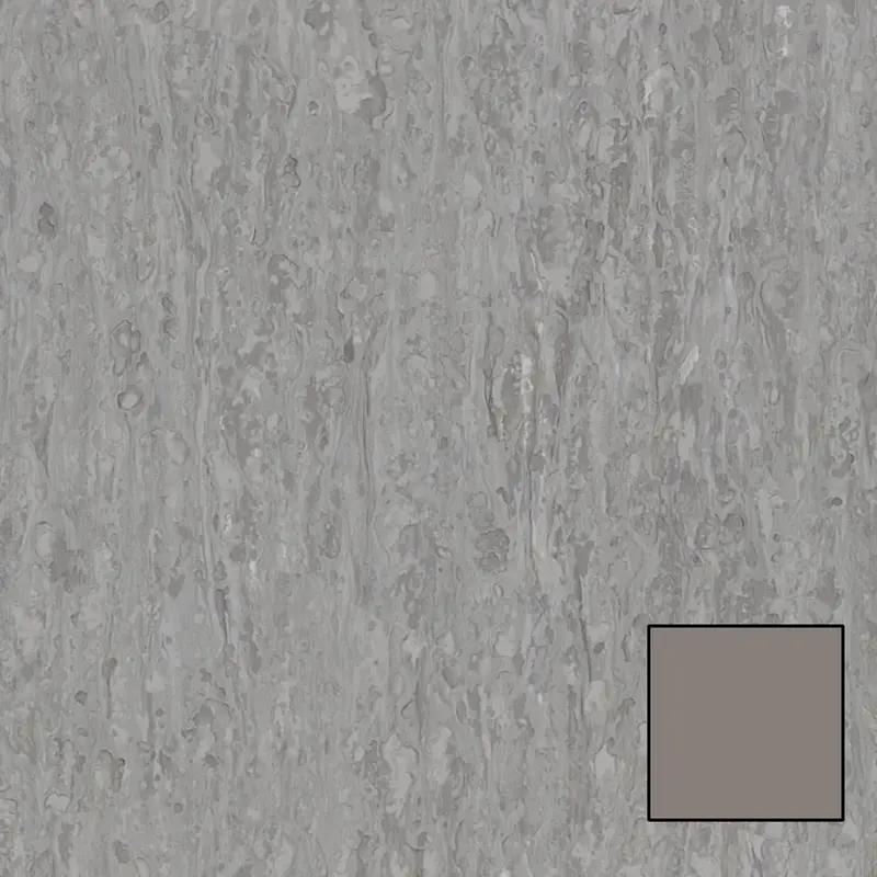 Homogeneous Vinyl Roll iQ Optima #242 Ebony Ash 6' 6" - 2 mm (Sold in Sqyd)