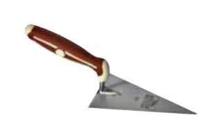 Raimondi Pointed Trowel for Bricklaying with Anti-slip Rubber Handle and Finger Guard 5-1/2"