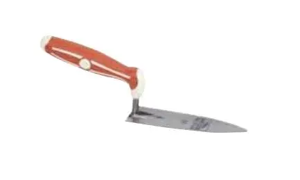 Raimondi Olive Leaf Shaped Trowel with Anti-slip Rubber Handle and Finger Guard 5-1/2"