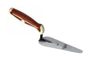 Raimondi Cat Tongue Shaped Trowel with Anti-slip Rubber Handle and Finger Guard 5-1/2"