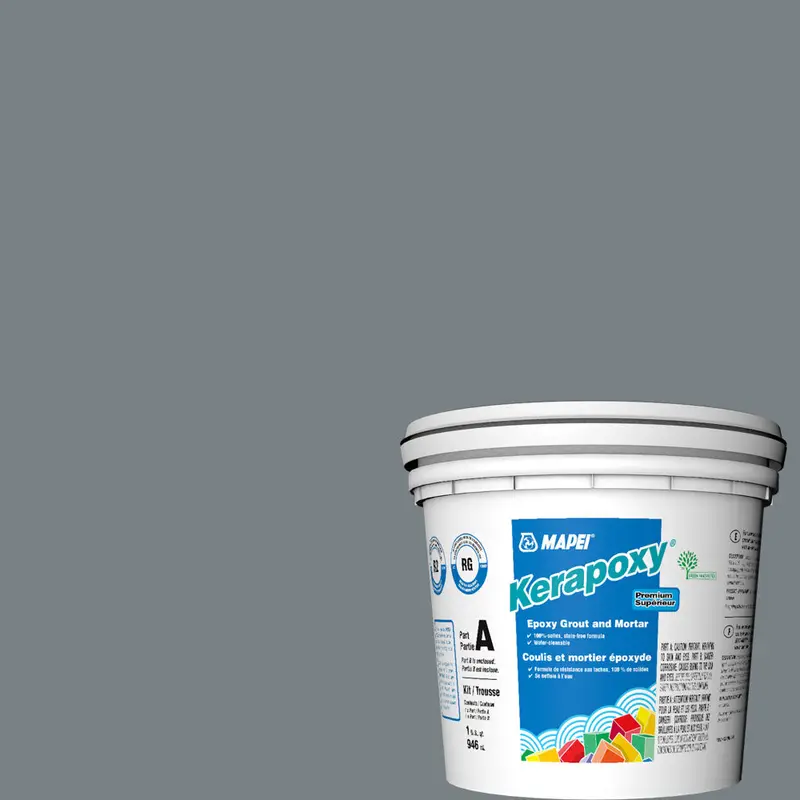 Mapei - Kerapoxy Kit Premium Epoxy Grout #5019 Pearl Gray 946 mL