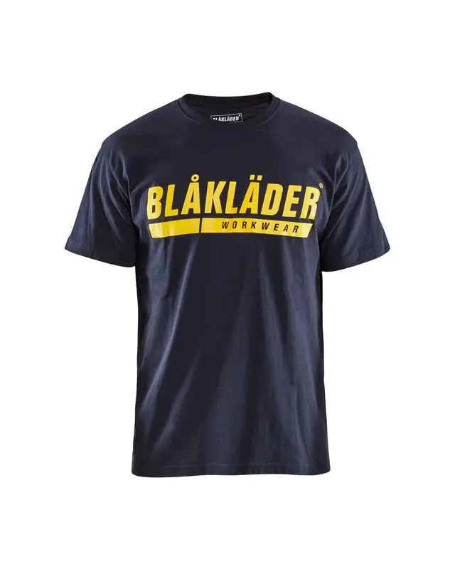 Blaklader Short Sleeve T-Shirt with Logo Navy Blue Large