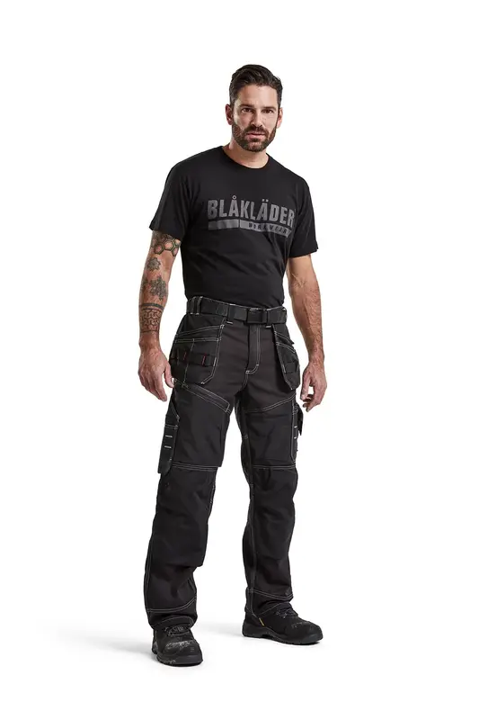 Blaklader Short Sleeve T-Shirt with Logo Black Large