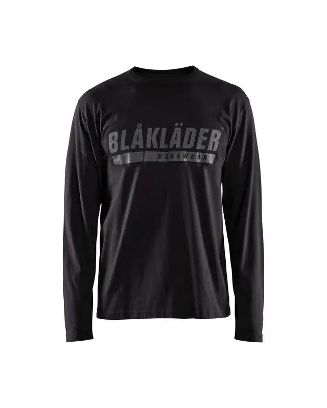Blaklader Long Sleeve t-Shirt With Print Black Profile - Size XL