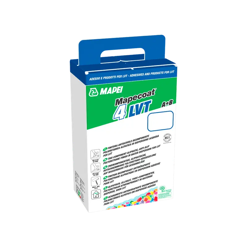 Mapei Mapecoat 4 LVT Anti-Slip Polyurethane Finish, Matte - 10 Gloss