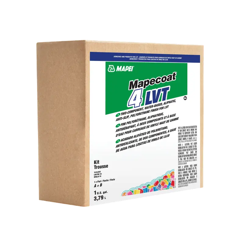 Mapei - Mapecoat 4 LVT Anti-Slip Finish Kit Part A + B 30-Gloss 3.79 L