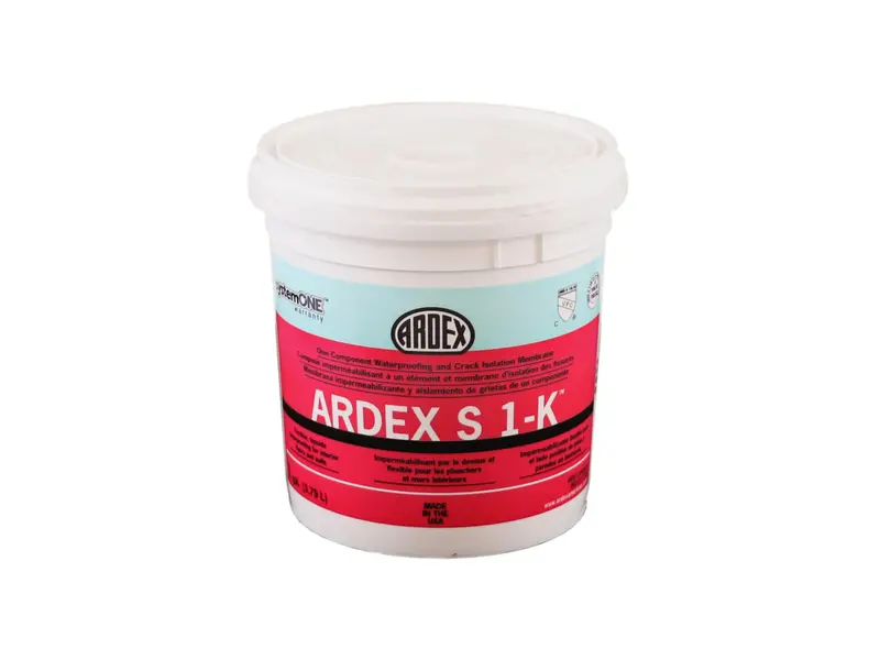 Ardex - S 1-K Waterproofing & Crack Isolation Membrane, Light Green - 1 gal