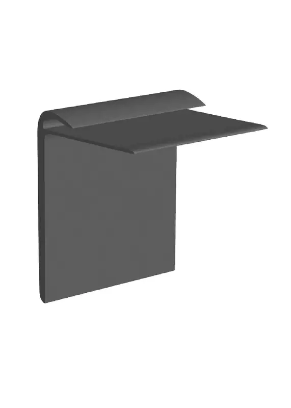 Core Flooring - Medium Vinyl Nosing #51 Chestnut - 3/16" (4.8 mm) x 1-1/2" x 12'