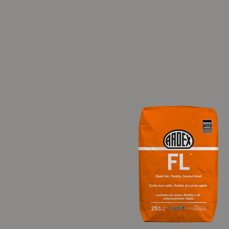 Ardex - FL Rapid-Set Flexible Sanded Grout - Battleship #43 - 25 lb