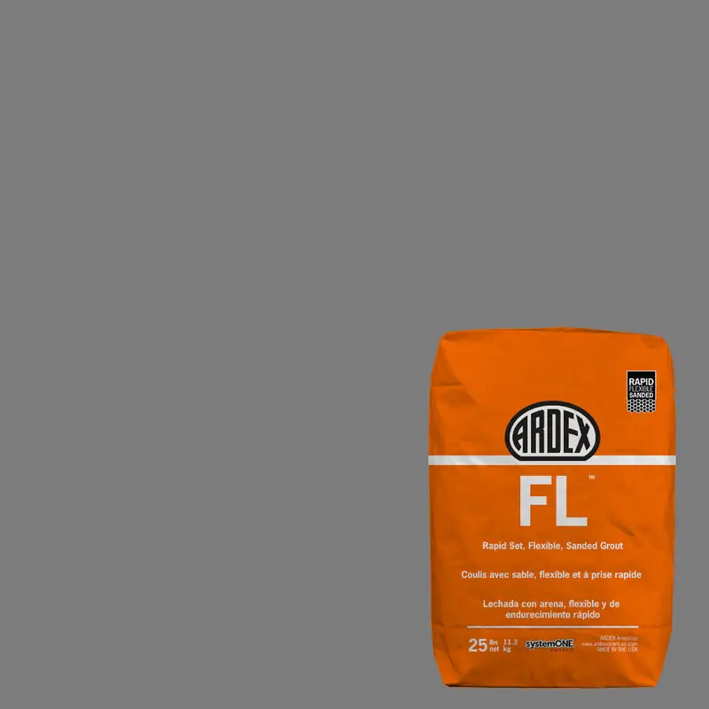 Ardex - FL Rapid-Set Flexible Sanded Grout - Raw Steel #44 - 25 lb