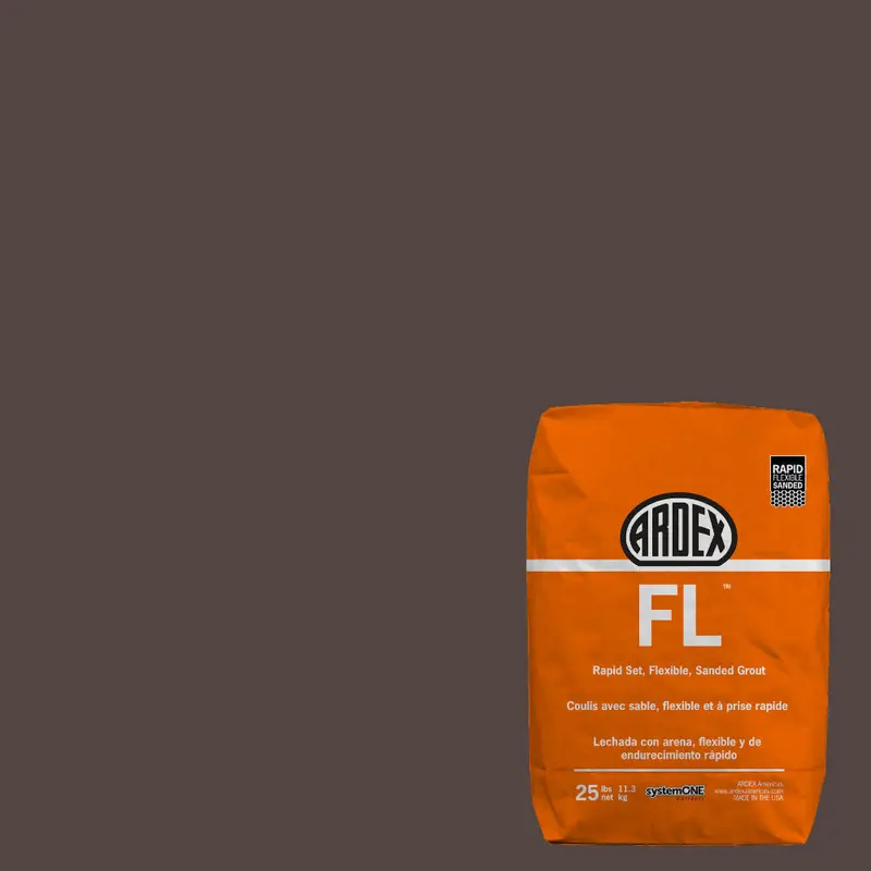 Ardex - FL Rapid-Set Flexible Sanded Grout - Dark Walnut #48 - 25 lb