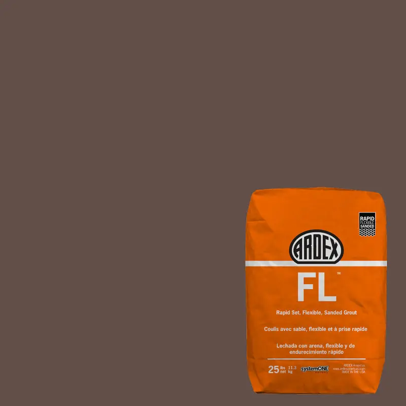Ardex - FL Rapid-Set Flexible Sanded Grout - Molasses #49 - 25 lb