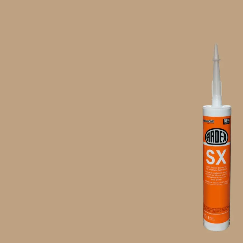 Ardex - SX 100% Silicone Sealant for Tile & Stone - Desert Sand #37 - 10.1 oz