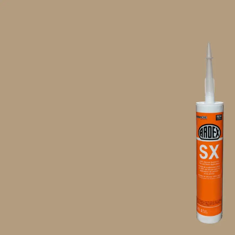 Ardex - SX 100% Silicone Sealant for Tile & Stone - Sahara Drift #38 - 10.1 oz