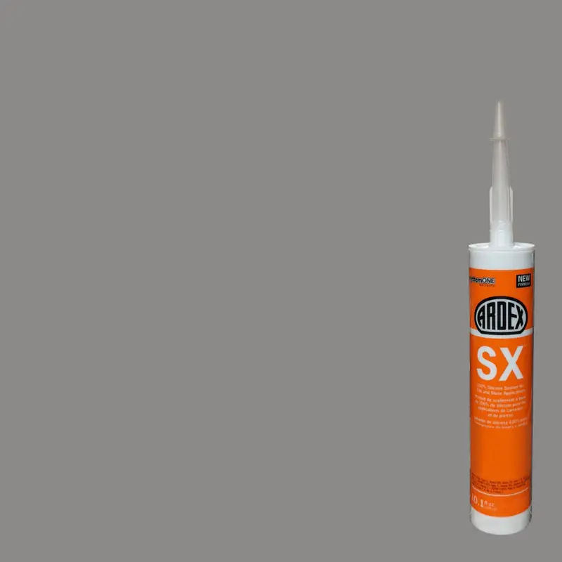 Ardex - SX 100% Silicone Sealant for Tile & Stone - Battleship #43 - 10.1 oz