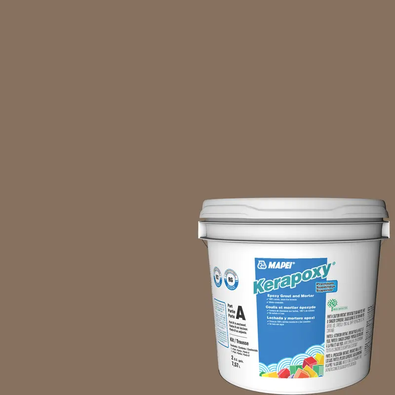Mapei Kerapoxy Kit Premium Epoxy Grout #42 Mocha 7.57 L