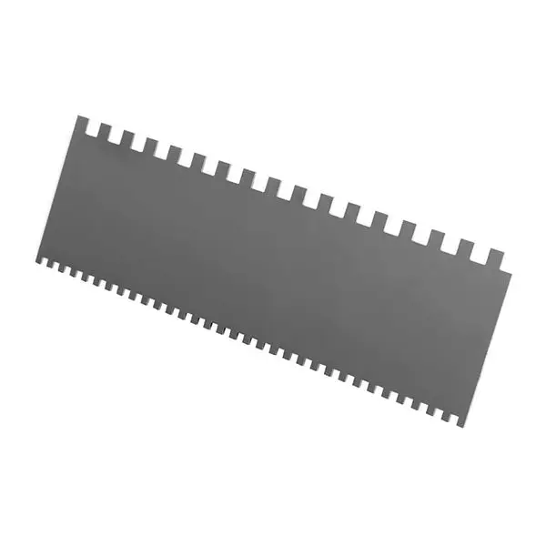 Raimondi Dual 1/4" and 15/32" Square Notch Trowel Blade Stainless Steel for Colombo
