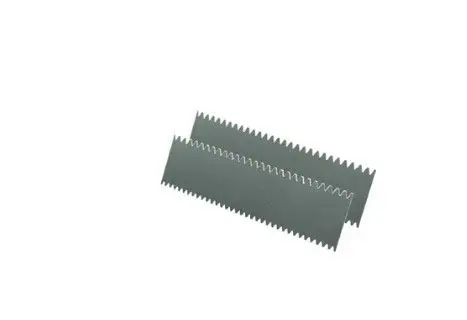 Raimondi Dual 5/16" and 7/16" V Notch Trowel Blade Stainless Steel for Colombo