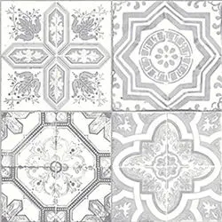 Anatolia - Ceramic Tiles Marrakesh Grey Mix Glossy 8" x 8"