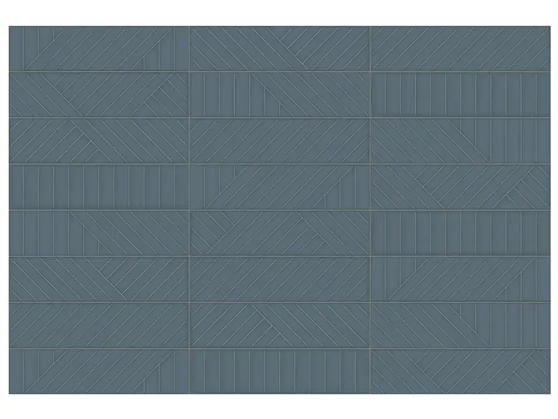 Anatolia - Wall Tiles Geometra Ink Glossy Maze 3" x 12"