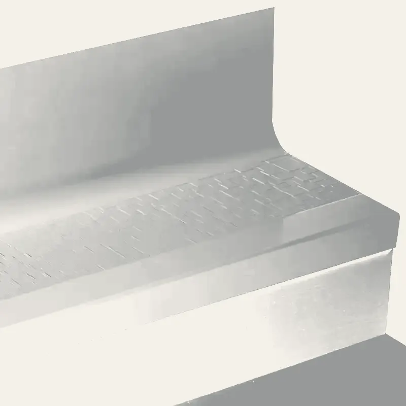 Angle Fit Rubber Stair Tread with Integrated Riser - CUBTR 38 SQ Cubis #38 Pewter No Insert 48"