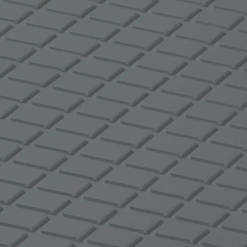 Tarkett - Rubber Tile Solid Color CN 72 1/8 24X24 Diamond #72 Harbour - 24" x 24"