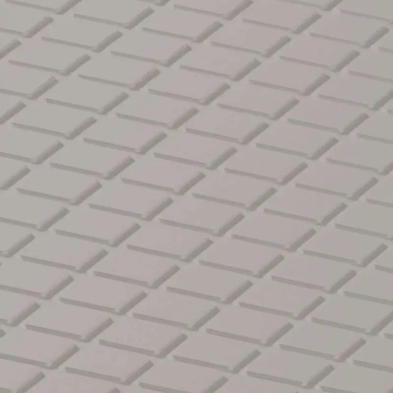 Tarkett - Rubber Tile Solid Color CN 24 1/8 24X24 Diamond #24 Grey Haze - 24" x 24"