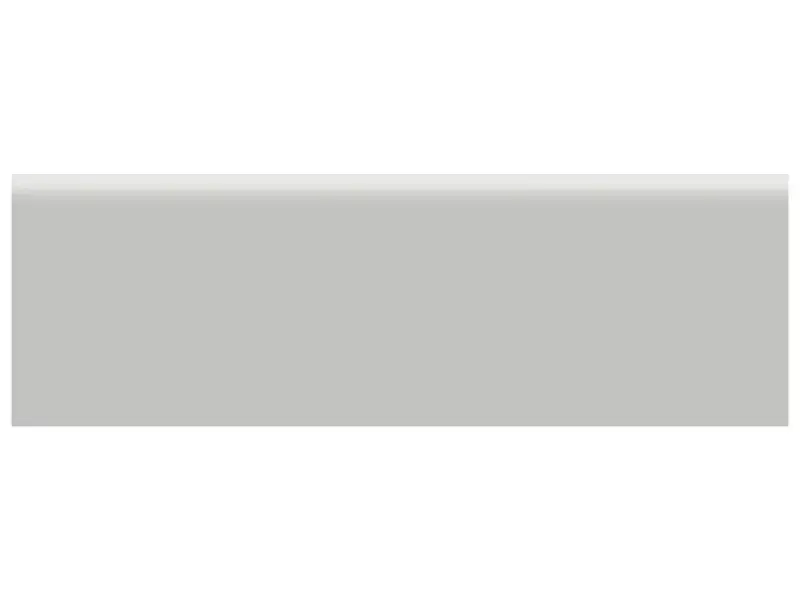 Anatolia Wall Tiles Soho Loft Grey Glossy Bullnose 2" x 6"