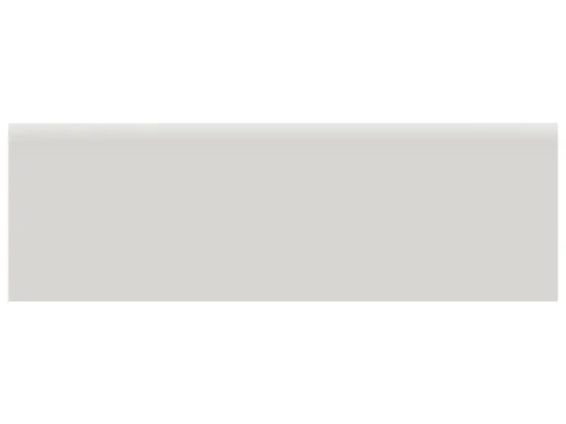Anatolia Wall Tiles Soho Halo Grey Glossy Bullnose 2" x 6"