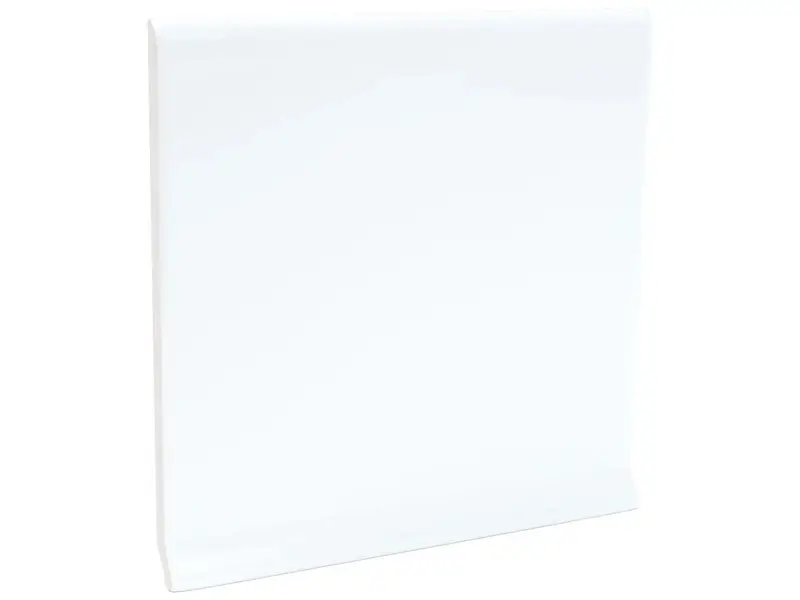 Anatolia Wall Tile Purity Ice Glossy Cove Base 6" x 6"